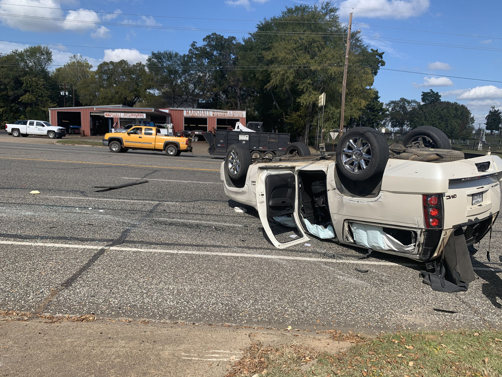 Wreck impedes traffic Thursday afternoon